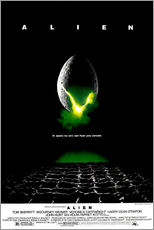 Wandsticker  Alien - Das unheimliche Wesen aus einer fremden Welt (englisch)