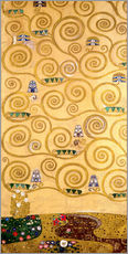 Gallery Print  Stoclet-Fries: Der Lebensbaum (linker äußerer Teil) - Gustav Klimt