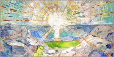 Leinwandbild  Die Sonne - Edvard Munch