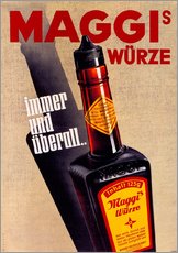 Wandsticker  Maggi's Würze - immer und überall - Vintage Advertising Collection