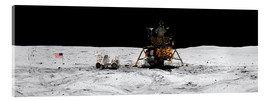 Acrylglasbild  Apollo 16 landet in dem lunaren Hochland - NASA