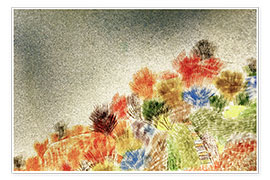 Poster  Büsche im Frühling - Paul Klee