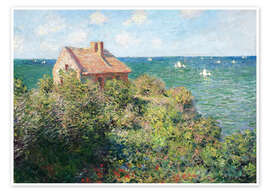 Poster  Zöllnerhaus des Fischers bei Varengeville - Claude Monet