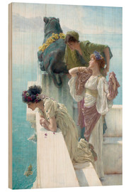 Holzbild  Hohe Warte - Lawrence Alma-Tadema