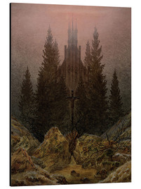 Alubild  Das Kreuz im Gebirge - Caspar David Friedrich