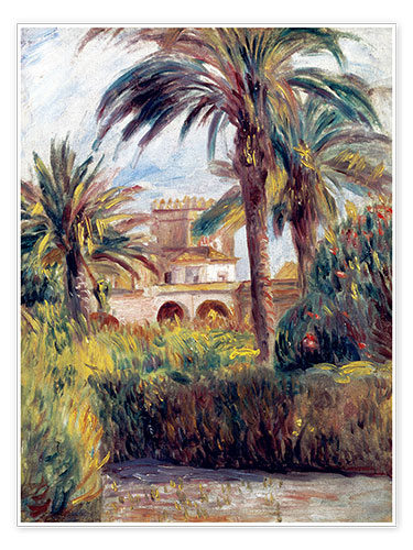 Poster Botanischer Garten in Algier
