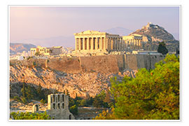 Wandbild  Akropolis, Athen, Griechenland - Jan Schuler