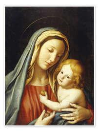 Poster Die Madonna mit Kind