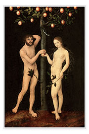 Poster Adam und Eva