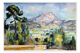 Poster Montagne Sainte-Victoire