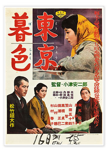 Poster Tokio in der Dämmerung (japanisch)