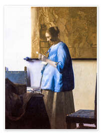Poster  Die Briefleserin - Jan Vermeer