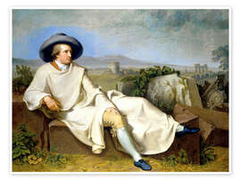 Poster Goethe in der römischen Campagna