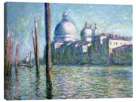 Leinwandbild  Der Canal Grande - Claude Monet