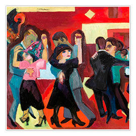 Poster  Tangothee - Ernst Ludwig Kirchner