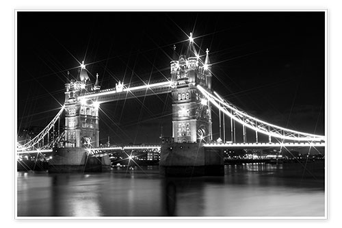 Poster Tower Bridge by Night sw