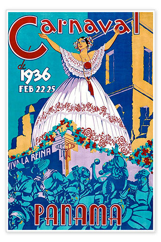 Poster Carnaval Panama 1936