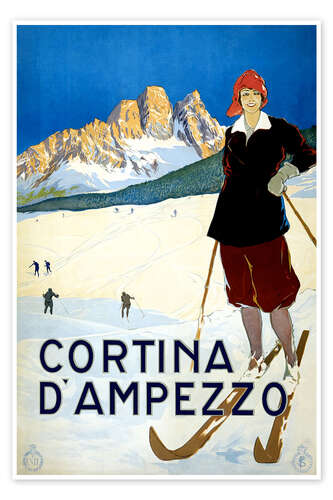 Poster Cortina d'Ampezzo