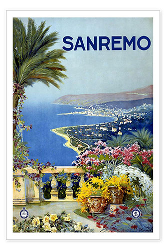 Poster Italien - Sanremo