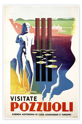 Poster Besuchen Sie Pozzuoli, Italien (italienisch)