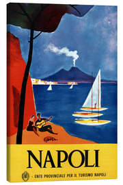Leinwandbild  Neapel, Italien - Vintage Travel Collection