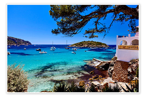 Poster Mallorca - traumhafte Bucht