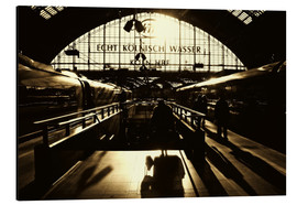 Alubild  Köln Bahnhof - Die Farbenflüsterin