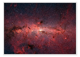 Wandbild  Das Zentrum der Milchstraße