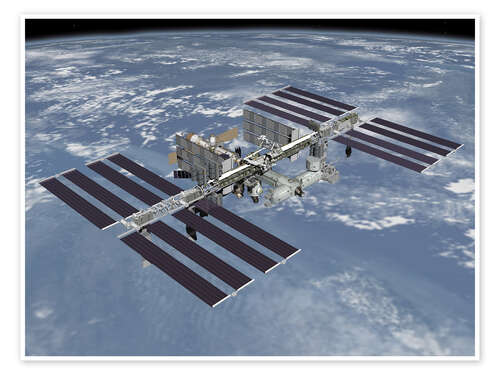 Poster Internationalen Raumstation ISS