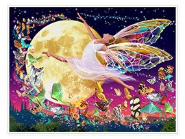 Poster Tanzende Mondfee