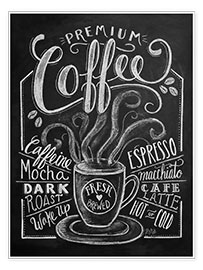 Poster  Frischer Kaffee - Lily & Val