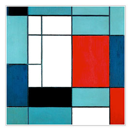 Poster  Komposition - Piet Mondriaan