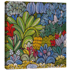 Leinwandbild  Farbige Blumenpracht - Mzuguno