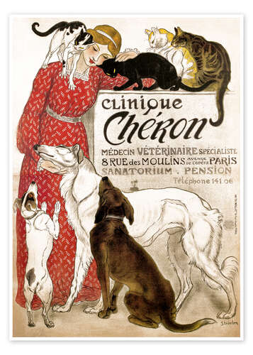 Poster Clinique Cheron (Französisch)