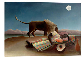 Acrylglasbild  Die schlafende Zigeunerin - Henri Rousseau