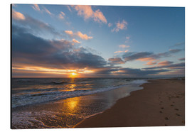 Alubild  Sonnenuntergang in der Nordsee - George Pachantouris