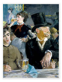 Poster  Le Café - le Concert - Edouard Manet