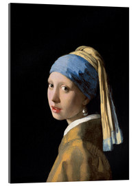 Acrylglasbild  Mädchen mit dem Perlenohrring - Jan Vermeer