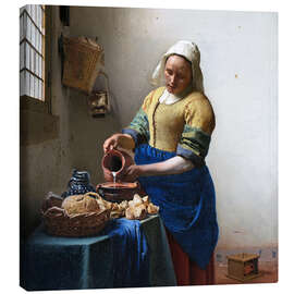 Leinwandbild  Das Milchmädchen - Jan Vermeer