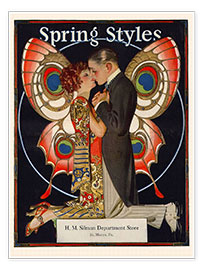 Wandbild  Frühjahrsmode 1924 - Joseph Christian Leyendecker