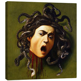 Leinwandbild  Medusa - Michelangelo Merisi (Caravaggio)
