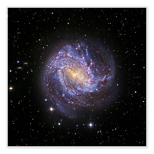 Poster Messier 83, Hubble-Aufnahme