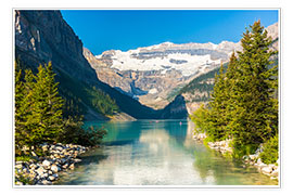 Poster Lake Louise im Alberta banff national park - Kanada