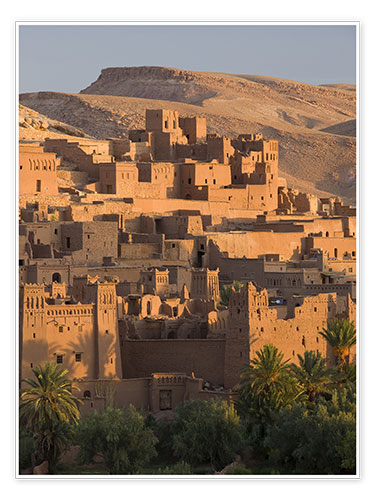 Poster Kasbah Ait Benhaddou nahe Ouarza