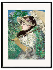 Gerahmter Kunstdruck  Frühling (Jeanne) - Édouard Manet