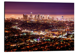 Alubild  Los Angeles bei Nacht - Daniel Heine