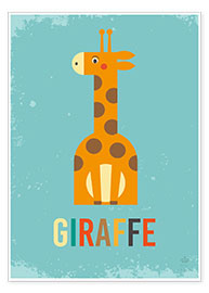 Poster ABC Giraffe