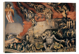 Holzbild  Das Jüngste Gericht - Giotto di Bondone