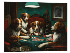Alubild  Das Pokerspiel - Cassius Marcellus Coolidge