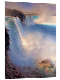 Hartschaumbild  Niagarafälle - Frederic Edwin Church